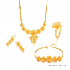 足金花樣幸福套裝